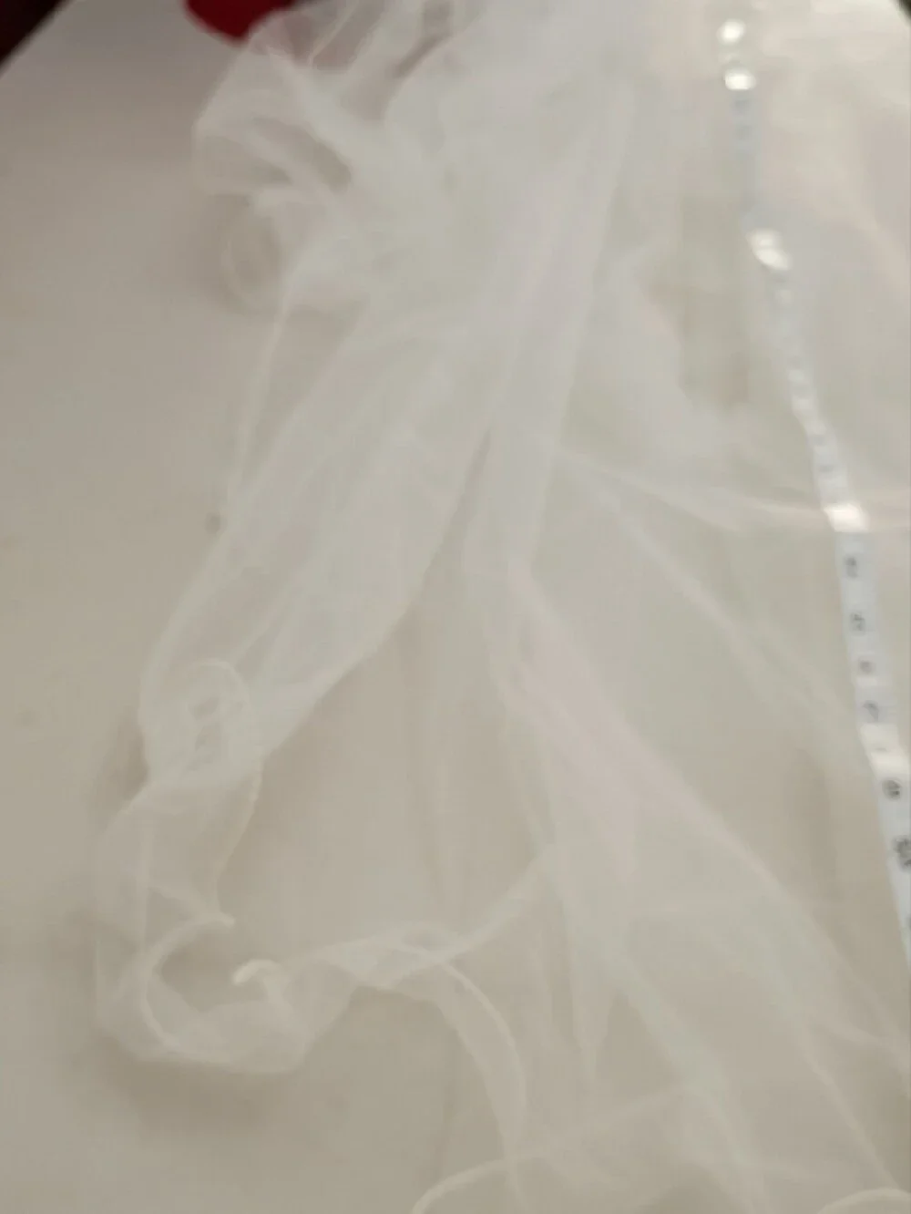Vintage White Bridal Veil with Decorative Headband
